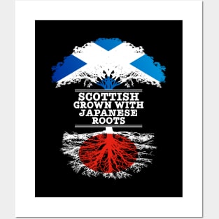 Scottish Grown With Japanese Roots - Gift for Japanese With Roots From Japan Posters and Art